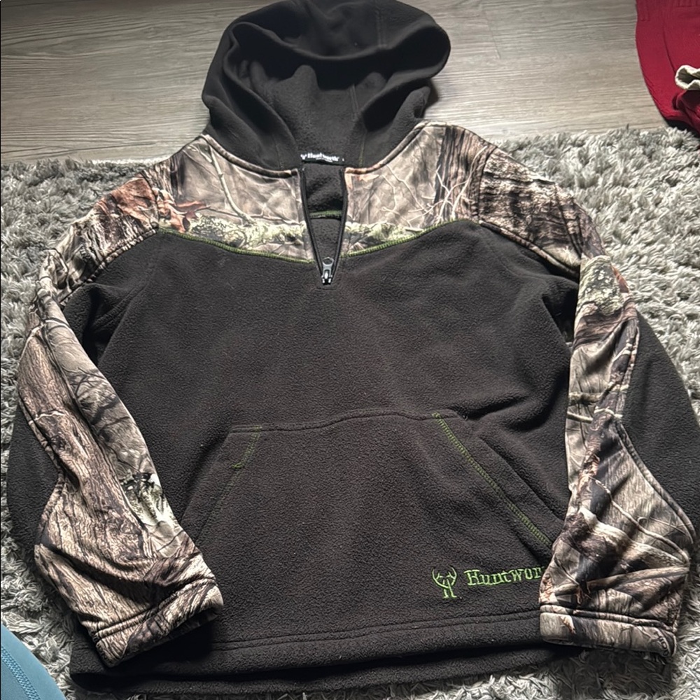 Youth  Camouflage fleece hoodie